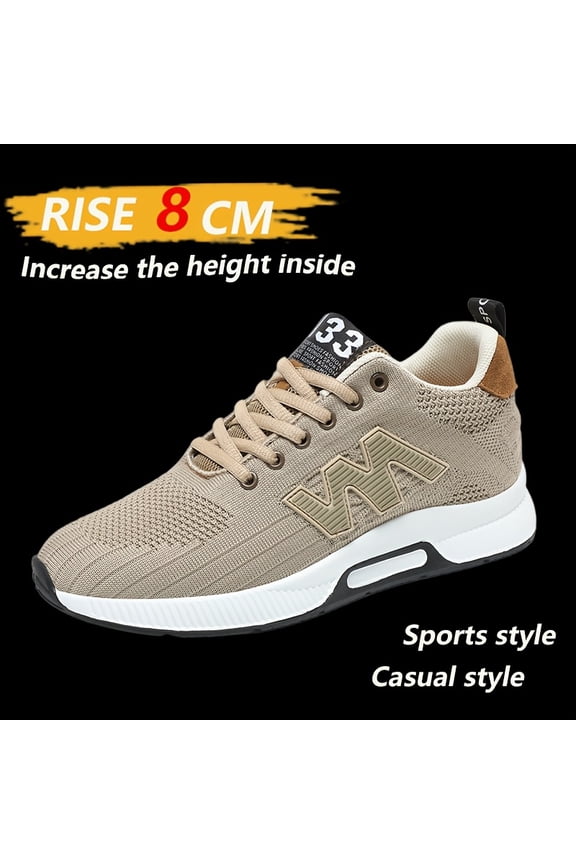 +2026 Men's 3.15inch Platform Height Increase Sneakers - with Cushioning Lift for, Gym, - - Wearable for Tall (Casual &) Breathable Low-Top Sneakers