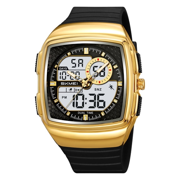 2026 Men's Digital Watch with EL Backlight Business Sports Military Men Watches Waterproof Clock