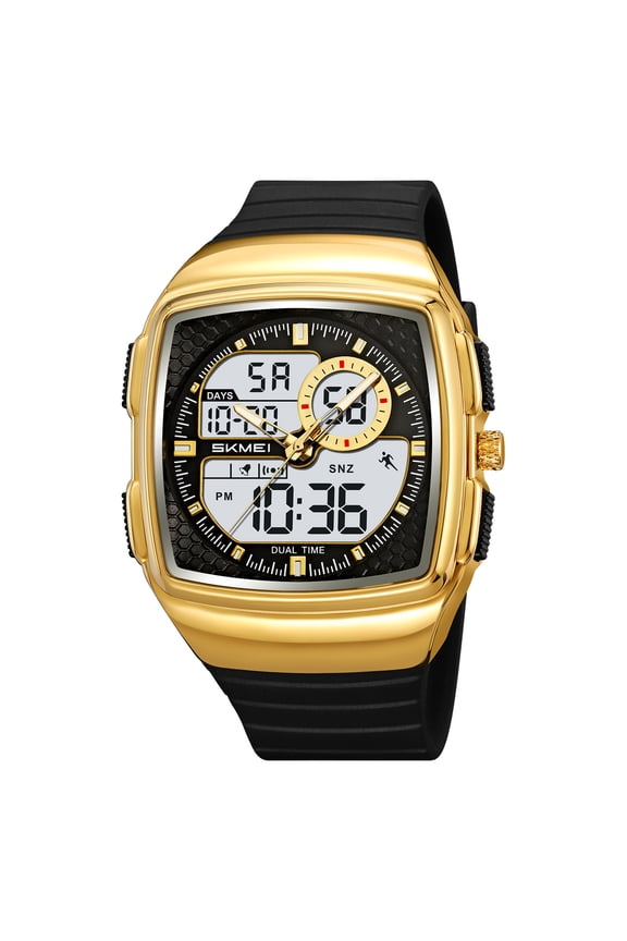 2026 Men's Digital Watch with EL Backlight Business Sports Military Men Watches Waterproof Clock