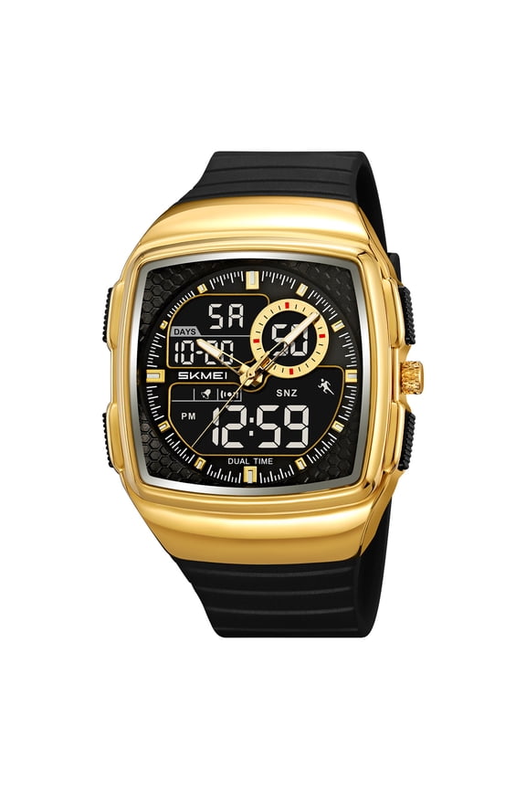 2026 Men's Digital Watch with EL Backlight Business Sports Military Men Watches Waterproof Clock