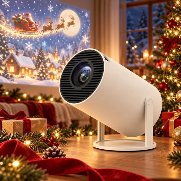 2026 Merryglow Christmas Indoor Window Projector, WiFi HDMI USB Supported Holiday Display Projector, Turns Windows into Festive Scenes, No Ladder or Outdoor Wiring Required for Home Party Decor