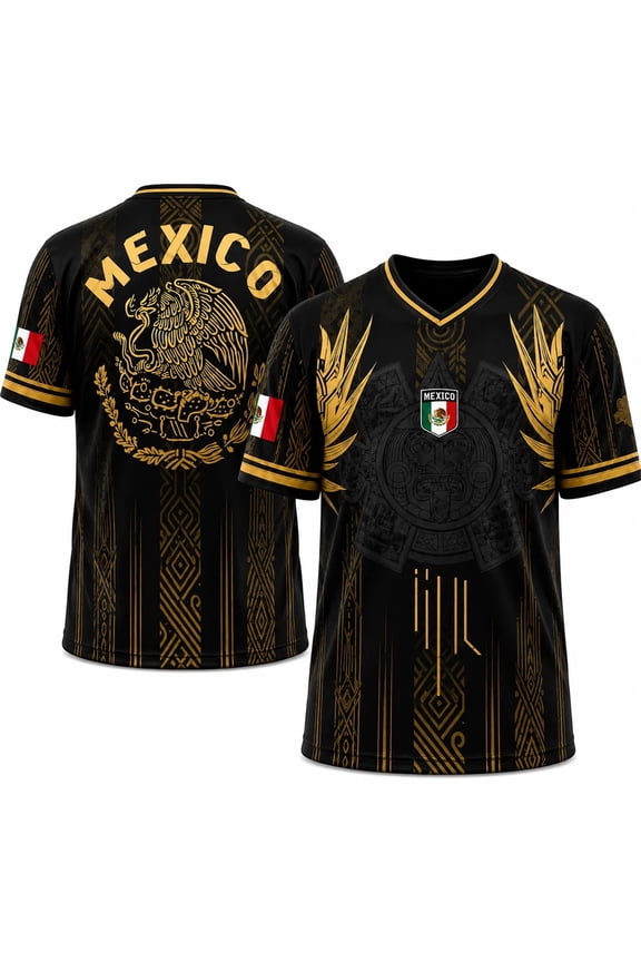 2026 Mexico Fan Soccer Jersey for Men Women, Breathable Lightweight Short Sleeve T-Shirt Country Fans Collection for Game Day, Training, Travel Green M