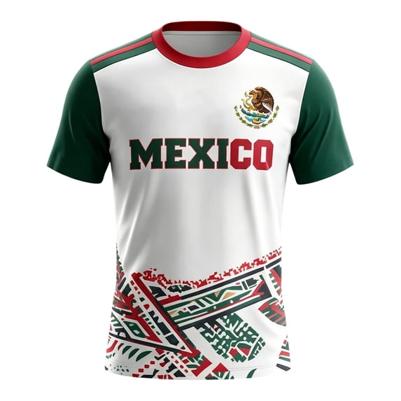 2026 Mexico Shirts for Men Mexican Graphic Soccer T-Shirts Mexico Flag Print Mens Short Sleeve Tops