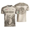 thumbnail image 1 of 2026 Mexico Soccer Jersey, Men’s V-Neck Short Sleeve Sports Fans Shirt for Game Day, Training, Travel, and Casual Wear White Size:S, 1 of 11