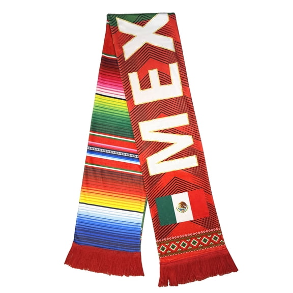 2026 Mexico Soccer Supporter Scarf Double Side Knit Football Fan Scarves for Match Cheering Memorabilia Gifts