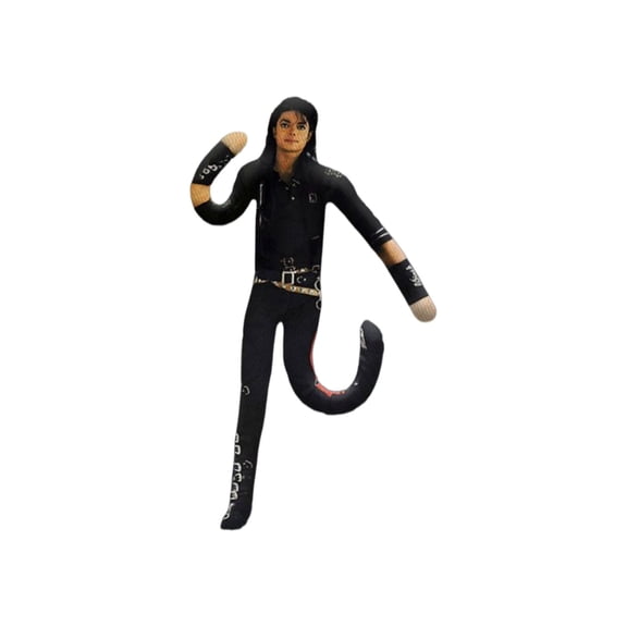 2026 Michael Plush Figure, 11" Funny Bendable Plush Figure, Ugly Pillow Style Poseable Doll Stuffed, Gift for MJ Fans,1Pcs