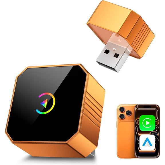 2026 Mini   Adapter, Wired to   &  Dongle, Plug and Play,  Zero Latency, Compatible for  iOS 10+ & Android 11+