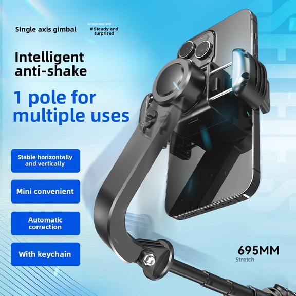 2026 Mini All-In-One Selfie Stick Tripod: Portable Live Streaming Studio | 360 Rotation for Phones & Action Cameras | Ideal for Vloggers, Travelers, TikTok