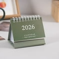 thumbnail image 1 of 2026 Mini Calendar Desktop Notebook Decoration Cute Fresh English Version Calendar July 2025 To December 2026 Sturdy Base Easy Flip Pages for Date Tracking Notes, 1 of 2