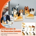 thumbnail image 1 of 2026 Mini Desk Calendar Creative Cute Pet Shape Desktop Decor Unique Monthly Calendar, 1 of 7