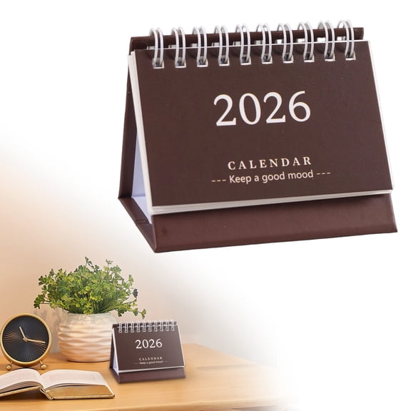 2026 Mini Desk Stand Calendar Mini Desktop Standing Calendar 2026 Flip Calendar for Desk 2026 Standing Flip Desktop Calendar Desk Calendar Planner Office Calendar Gifts for Her(1Pc/3.6"X2.5"X2.9")