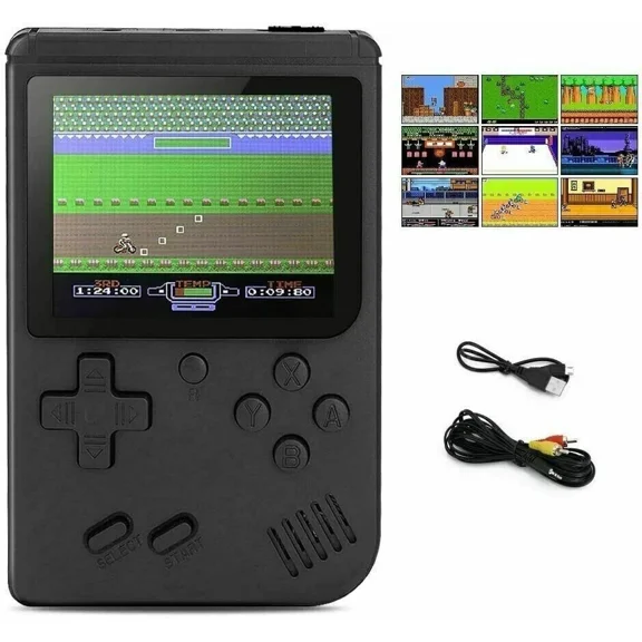 2026 Mini Retro Portable Handheld Electronic Device Preloaded 400 Classic Vintage Titles Pocket Entertainment Gear For All Ages