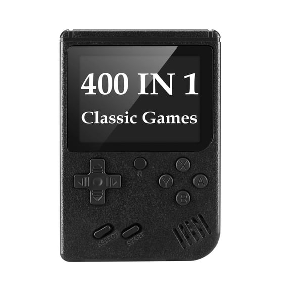 2026 Mini Retro Portable Handheld Electronic Device Preloaded 400 Classic Vintage Titles Pocket Entertainment Gear For All Ages