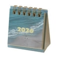 thumbnail image 1 of 2026 Mini Standing Flip Desk Calendar - 1 Pc Small Monthly Desktop Calendar with Thick Paper, Twin-Wire Binding & Sturdy Base - Compact Space-Saving Design for Home Office Desk, 2.55x1.18x2.75 Inch, 1 of 9