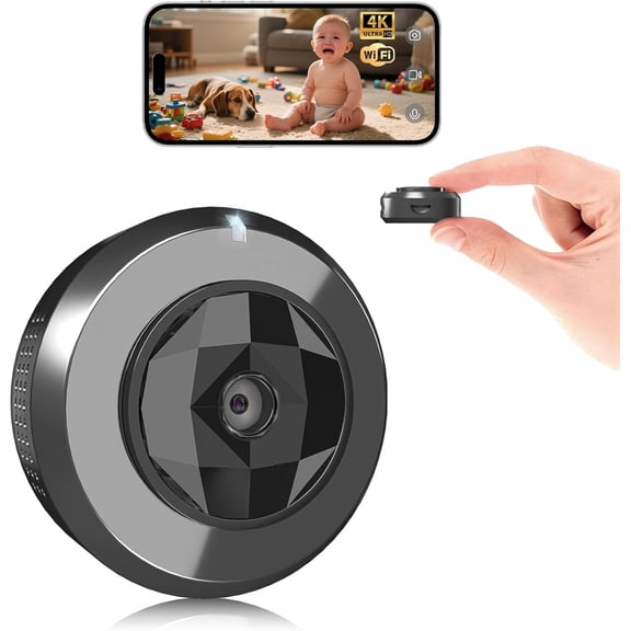 2026 Mini Wireless Security Camera HD Small Magnetic Home WiFi Micro Camera Nanny Cam with Motion Detection Cloud & SD Storage Night Vision Tiny Cameras Wide Angle for Home Baby Office Indoor