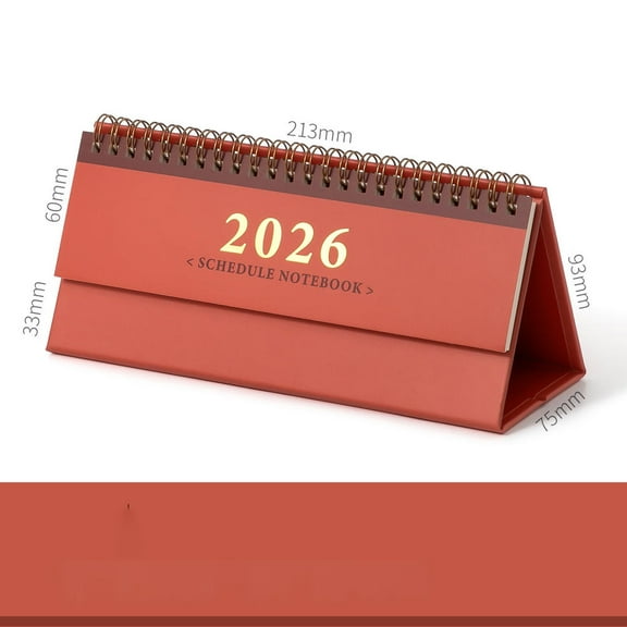2026 Minimalist Business Spiral Mini Desk Calendar Daily Planner 2026 Calendar Planner Daily Planner Office Calendar
