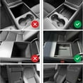 thumbnail image 1 of 2026 Model Y Juniper Accessories 5PCS NEW Center Console Organizer Tray for Tesla 2025-2026 Model Y Juniper Storage Tray [Silent Lining,Smooth Sliding] Armrest Hidden Box Cup Holder Camera Cover, 1 of 5