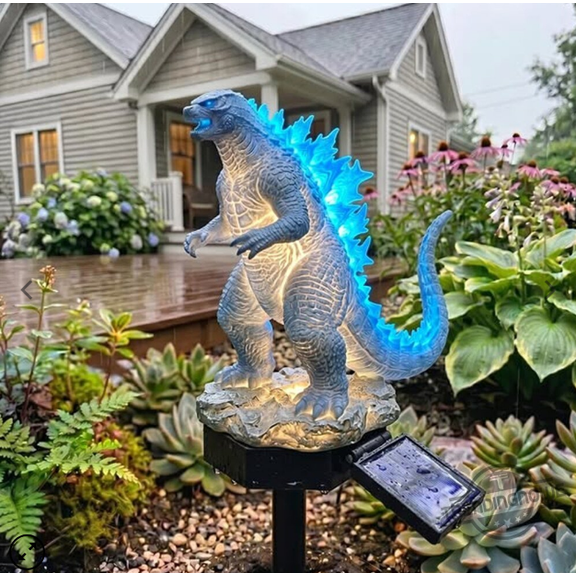 2026 Monster Solar Garden Light , Color Multi-LED Craft Outdoor Pathway Decor Light with Solar Charging Panel for Yard and Flower Display