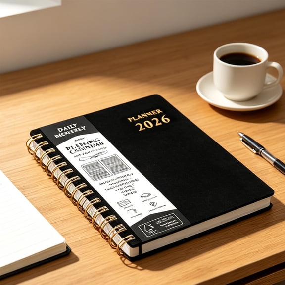 2026 Monthly Budget Planner Book With Expense Tracking And Bill Organizer For Personal Finance Management - Black