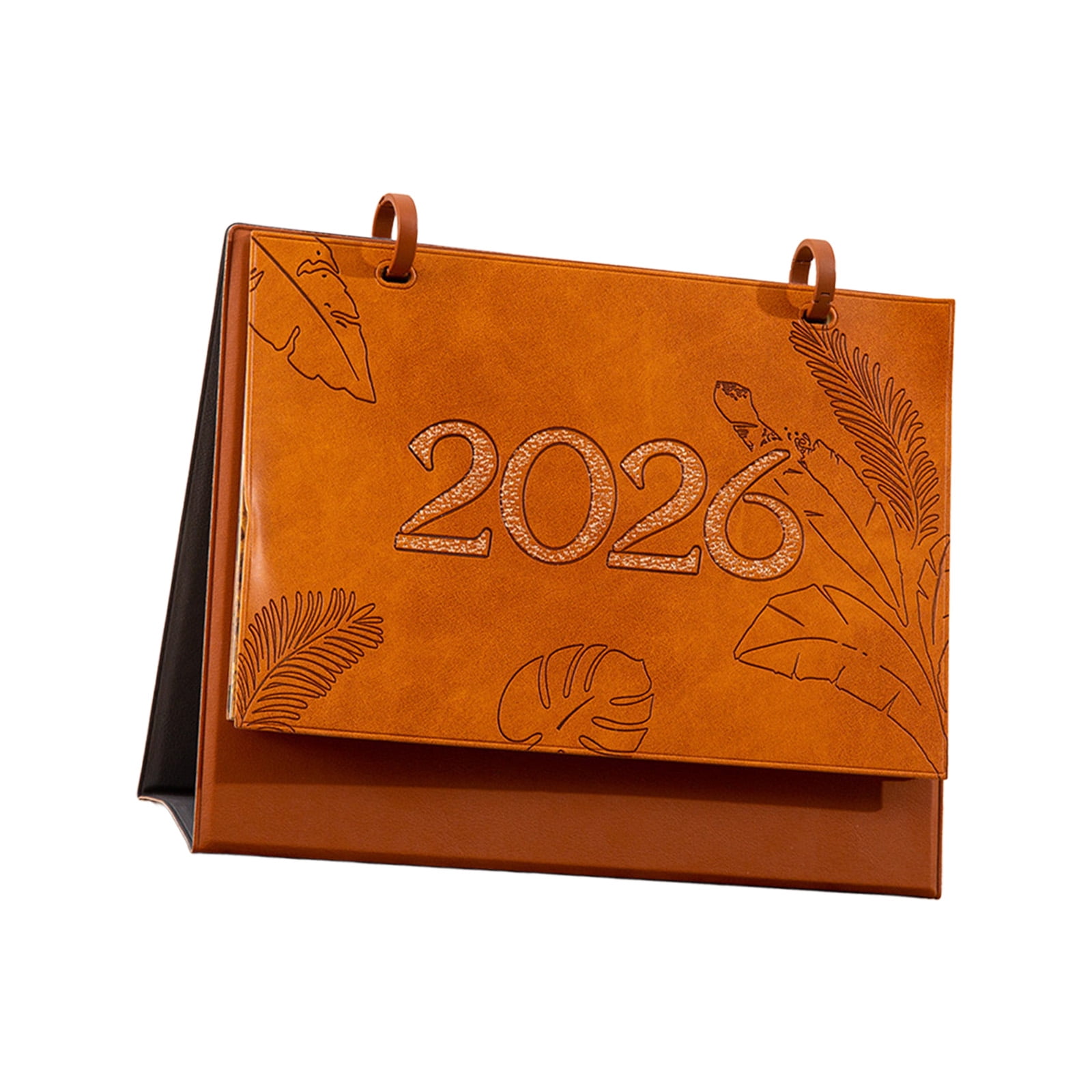 Desk Calendar, 2026 Desk Calendar Planner Double Coil Binding Calendar Standing Flipped Small Desktop Organizers Decors
