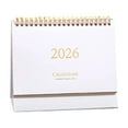 thumbnail image 1 of 2026 Monthly Desk Calendar, Mini Desktop Standing Calendar 7.5x7 Inches, Monthly Flip Desktop Calendar with To Do List, Planner for Home Office, White, 1 of 6