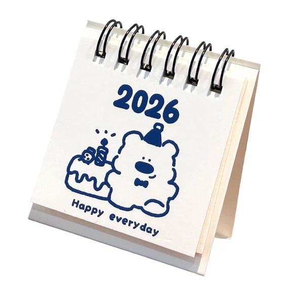 2026 Monthly Planner Desk Calendar With Cartoon Horse Theme Light weight Calendar Home Decoration Piece