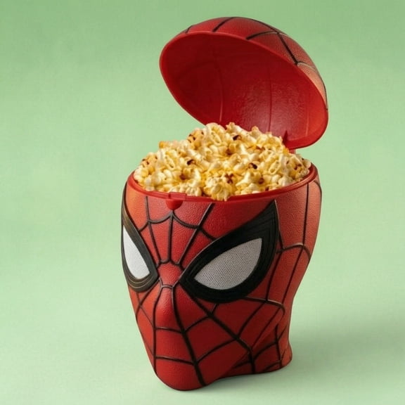 2026 Movie Popcorn Bucket Container Helmet Popcorn Bucket Head Popcorn Bucket, Movie Theater Popcorn Bucket Container Multi-Purpose Movie Night Popcorn Bucket for And At-Home Film Viewing Sessions