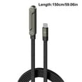 thumbnail image 1 of 2026 Multi Charger Cord With Type C/USB A/L Port,Fast Charging Data Sync Cable for Smartphones,Tablets,Laptops,Gaming Devices(30W#5ft TypeC-Lighting), 1 of 8