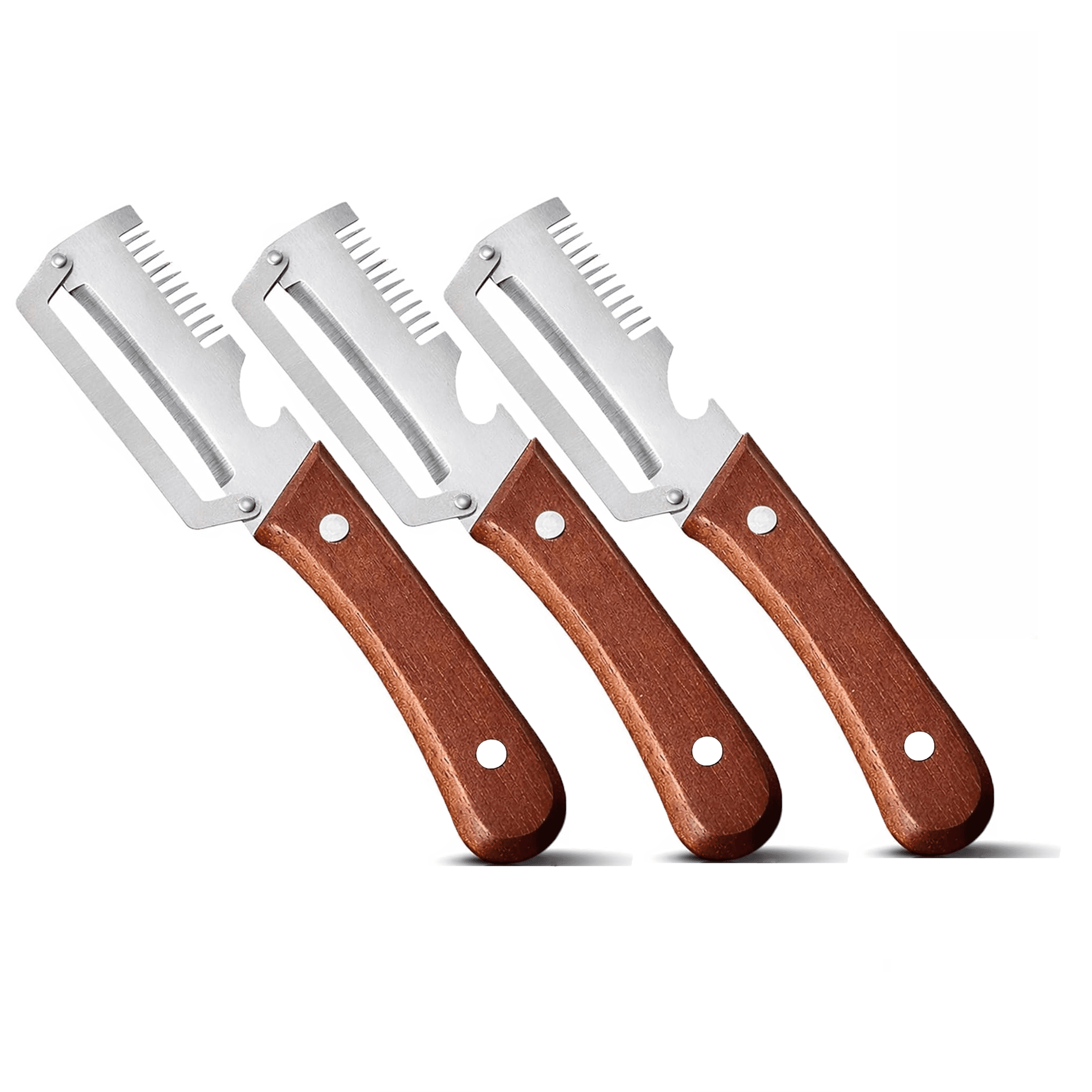 2026 Multi-Function Vegetable & Fruit Peeler, Stainless Steel 3-in-1 ...