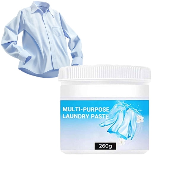 2026 Multi-purpose Deep Cleaning Laundry Paste, Deep Stain Remover Cleaning Paste for Clothes and Shoes, Laundry Cleaning Paste, Soft Fabric-Friendly Formula with Stain Removal (1 pcs)