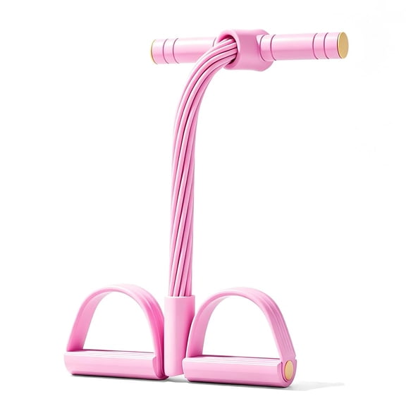 2026 Multifunction Pedal Resistance Band | Adjustable Pedal Resistance Band with Handles 8-Tube Resistance Rope Soft Foam Foot Pedal for Full Body Home Fitness Abs Arms Legs Waist Training
