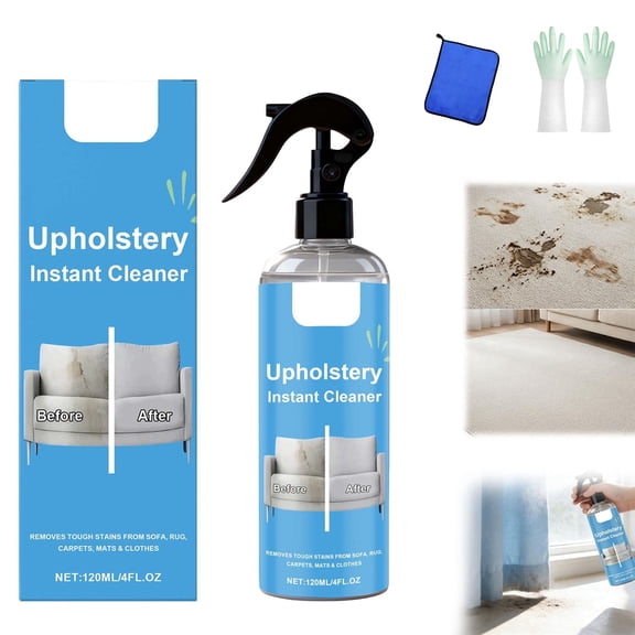 2026 Must-Have Upholstery Cleaner, Pro Formula Erases Tough Stains, Fabric Cleaner, Multi-fabric Cleaner and Upholstery Stain Remover Spray, For Clothing, Sofas, And Other Fabrics, 1pcs