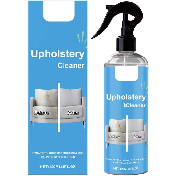 2026 Must-Have Upholstery Cleaner - Stain Remover Spray for Sofa, Carpet, Fabric Mats & Clothes, Gentle Formula Protects Texture, Fast-Action Home Cleaning Solution(1pc)