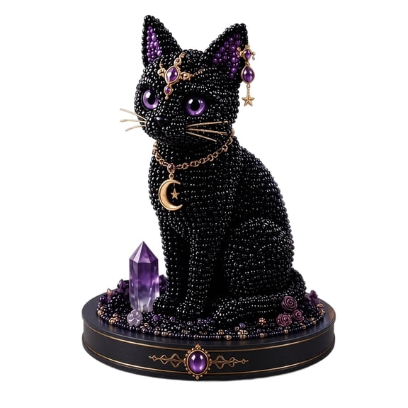 2026 Mythical Forest DIY Bead Kit Collection, Tiny 3D Beaded Animal DIY Kit, Bead Animal Making Kit for Adults, Creative Fantasy Craft Set, Birthday Decoration Gifts for Beginners Cat