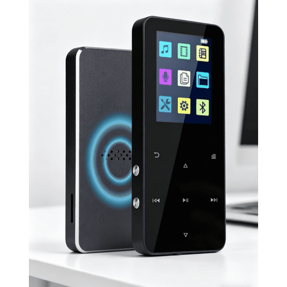 2026 NEW 144GB MP3 Player with Bluetooth, Lossless Music Player with Built-in Speaker, FM Transmitter, Voice Recording, Touch Control
