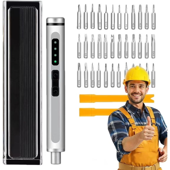2026 NEW 44-in-1 Precision Magnetic Magnetic Repair Tool Set with Magnetic Chuck, Bits & Pop-Up Aluminum Storage Case for Electronics, Computer, Eyeglass, Phone, Watch-(BLACK)