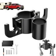 2026 NEW Aluminum Trailer Chain Holder, Heavy Duty Towing Chain Organizer with 7-Way RV Plug Holder Cover,Camper Trailer Towing Accessories