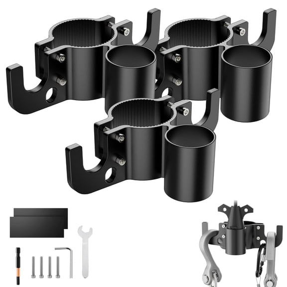 2026 NEW Aluminum Trailer Chain Holder, Heavy Duty Towing Chain Organizer with 7-Way RV Plug Holder Cover,Camper Trailer Towing Accessories