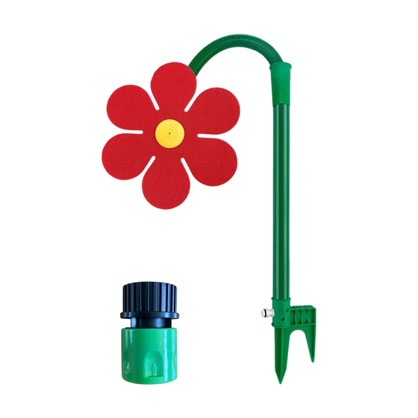 2026 NEW Crazy Daisy Sprinkler Crazy Dancing Flower Water Sprinklers Funny 360° Rotating Sun Flower Dancing Daisy Lawn Sprinkler for Yard Watering