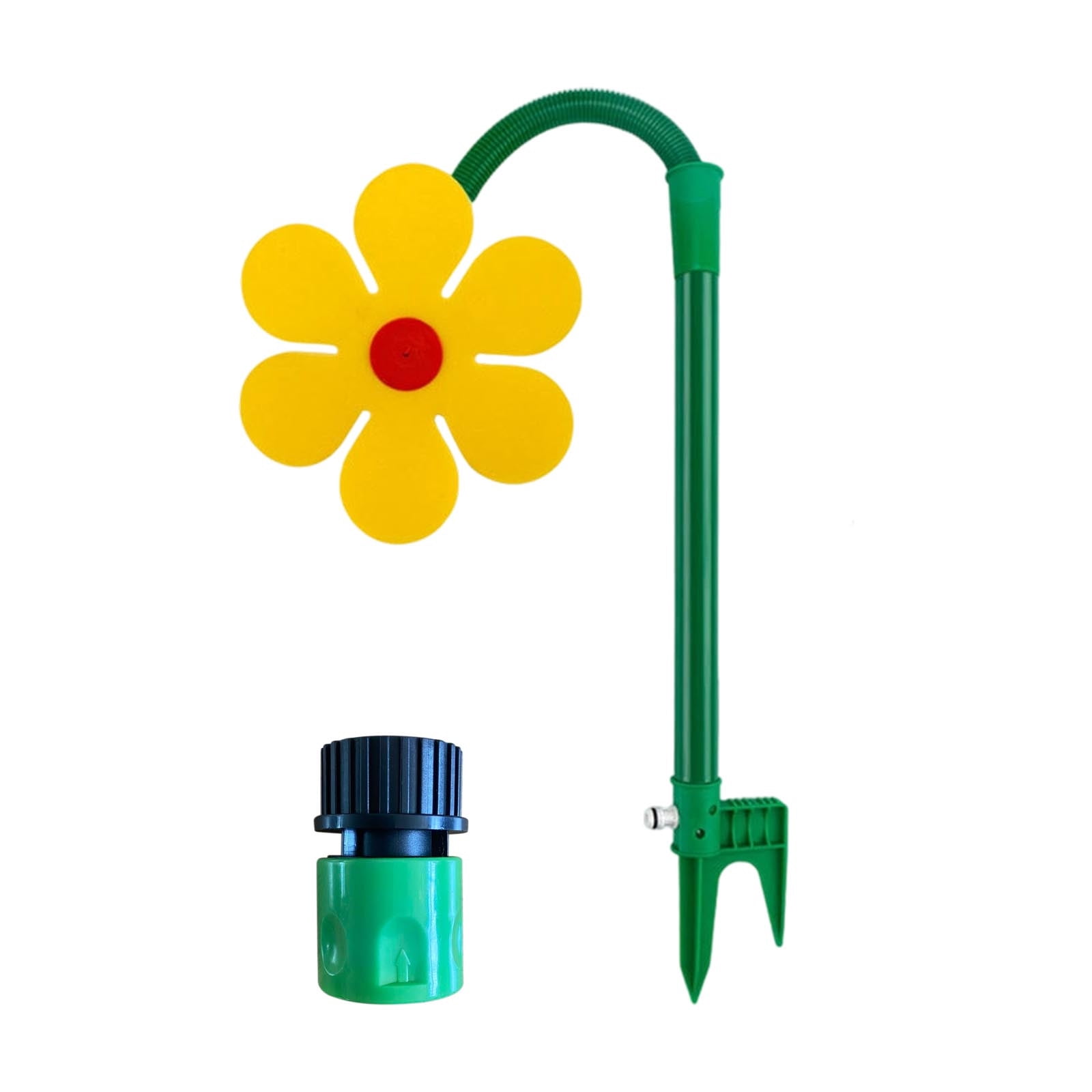 2026 NEW Crazy Daisy Sprinkler Crazy Dancing Flower Water Sprinklers Funny 360° Rotating Sun Flower Dancing Daisy Lawn Sprinkler for Yard Watering
