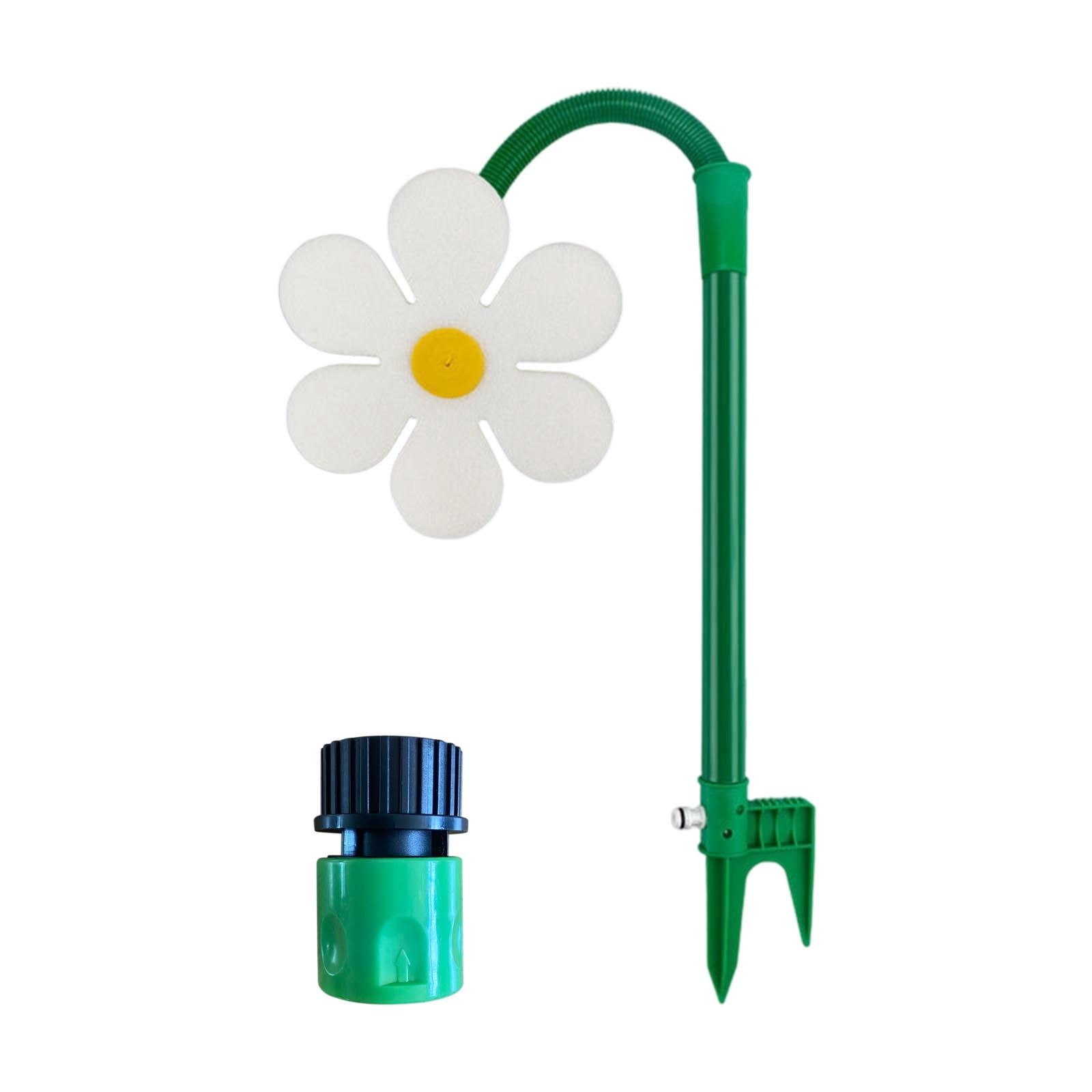 2026 NEW Crazy Daisy Sprinkler Crazy Dancing Flower Water Sprinklers Funny 360° Rotating Sun Flower Dancing Daisy Lawn Sprinkler for Yard Watering