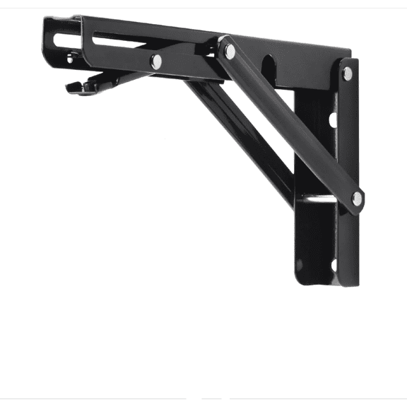 2026 NEW Folding Shelf Brackets, Sturdy 90 Degree Locking Hinge Bracket, 8 Inch Foldable Table Support for RV and Workbench