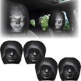 thumbnail image 1 of 2026 NEW Ghost Face Headrest Covers for Cars, 2/4PCS Scary & Funny Cartoon Car Headrest Covers, Spooky Auto Head Rest Protector with Ghost Face Mask Design(b-4pcs), 1 of 8