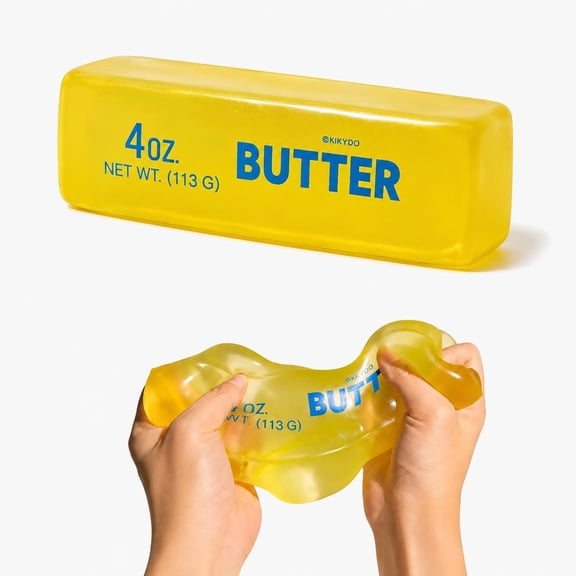 2026 NEW Jumbo Butter Stick Squishy Toys - 4oz Slow Rising Squeeze Stress Ball Fidget for Gag Gift, Stress Relief & Anxiety Relaxation, Age3+