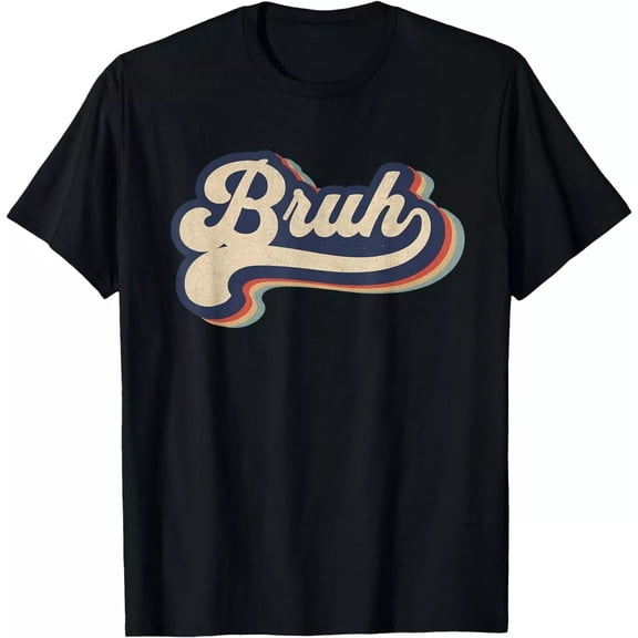 2026/NEW LIMITED Bruh Funny Saying Meme Retro T-Shirt