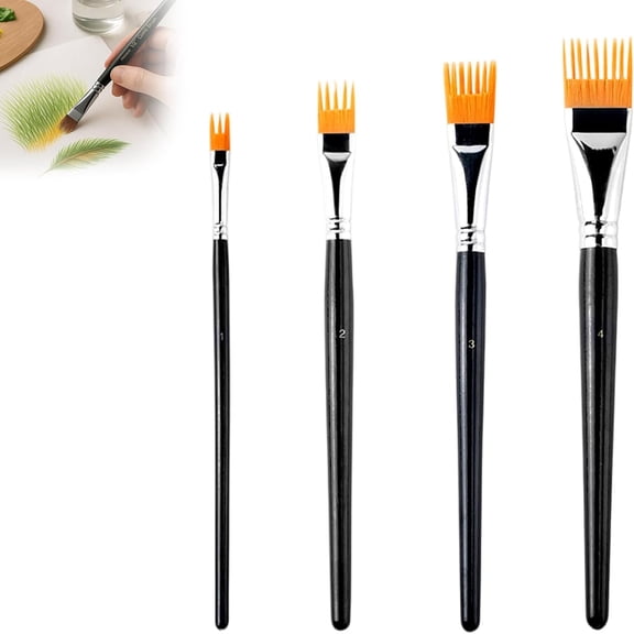 2026 NEW Paint Brush Set for Acrylic Oil Watercolor, Nylon Brushes for Artist & Beginner