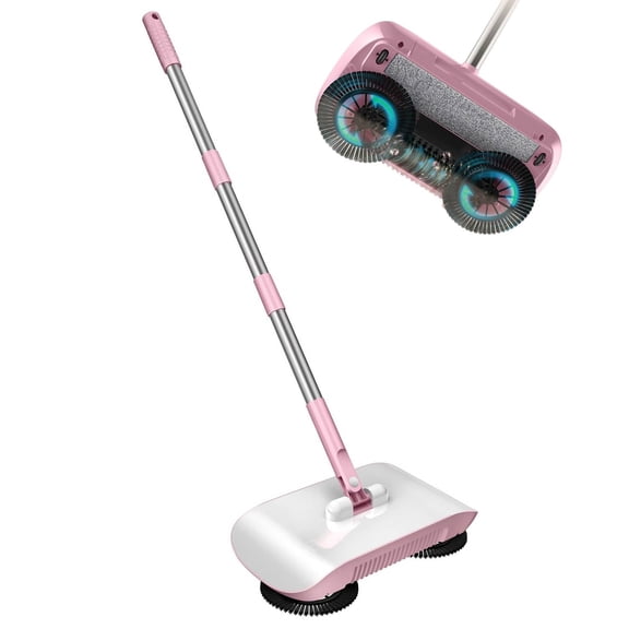 2026 NEW Smart Robot Vacuum Cleaner Mop & Broom, Manual Push Floor Sweeper, 2 in 1 Hand Push Sweeper and Broom, Non Electric Hard Floor Sweeper for Home Kitchen Office