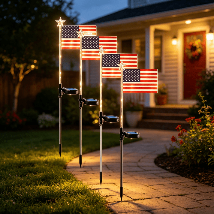 Solar Garden Chrysanthemum Lights, Waterproof Decorative LED Lights for ...