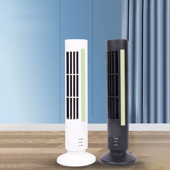 2026 NEW Tower Fan,Bladeless Fan,13" Oscillating Fan with Adjustable Speed,Wind Mode,Quiet Household Tower Fan for Bedroom,Living Room,Office (Black)