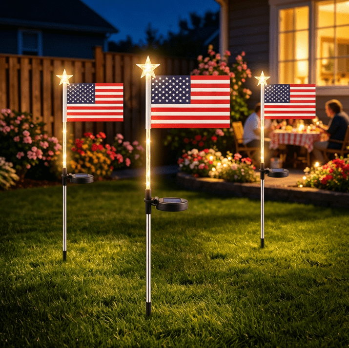 Solar Garden Lights Decoration, LED Waterproof Chrysanthemum Flower ...